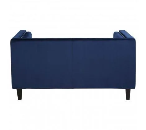 2 Seat Midnight Velvet Sofa