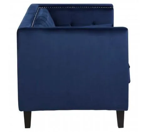 2 Seat Midnight Velvet Sofa