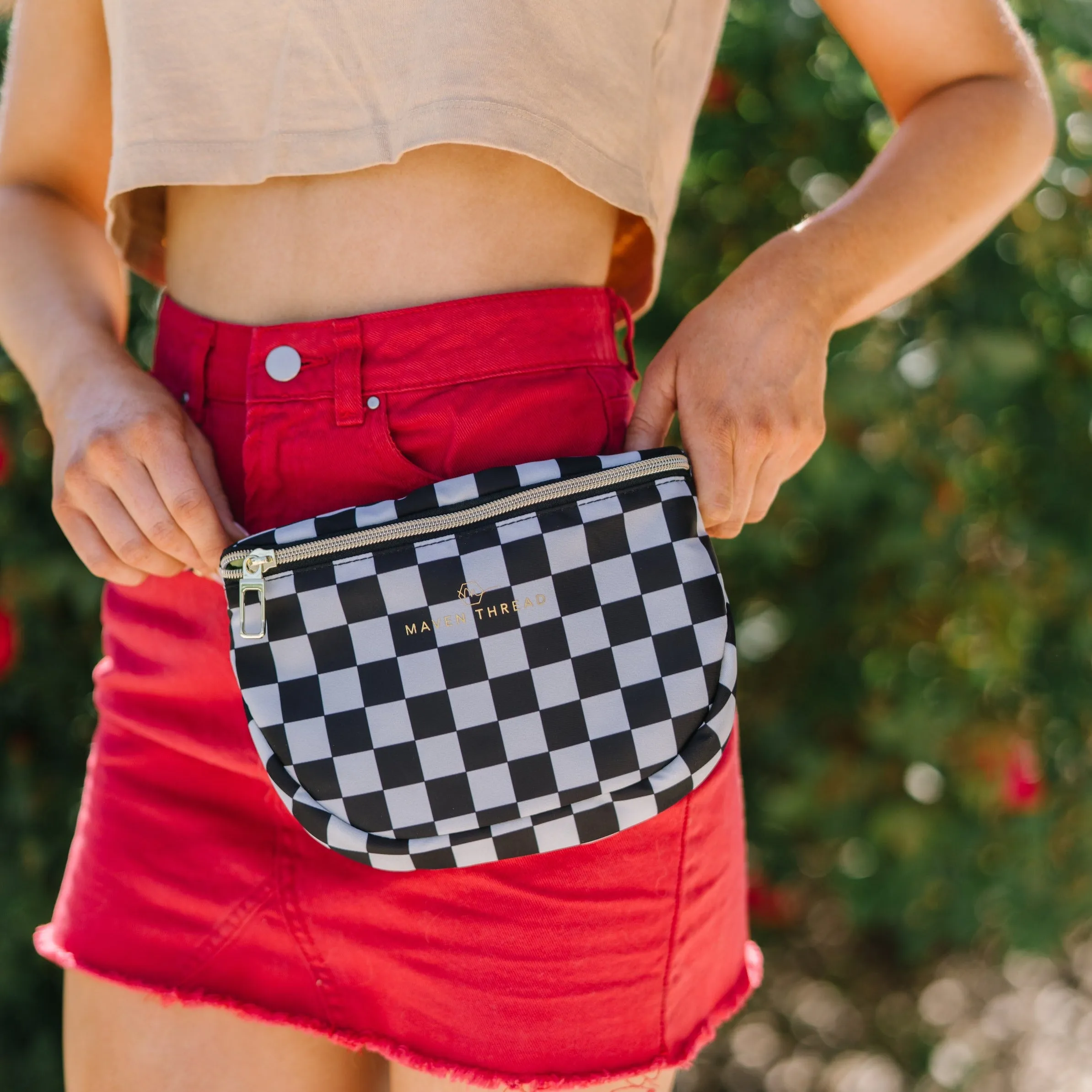 3-in-1 Everyday Bag - B&W Checkered