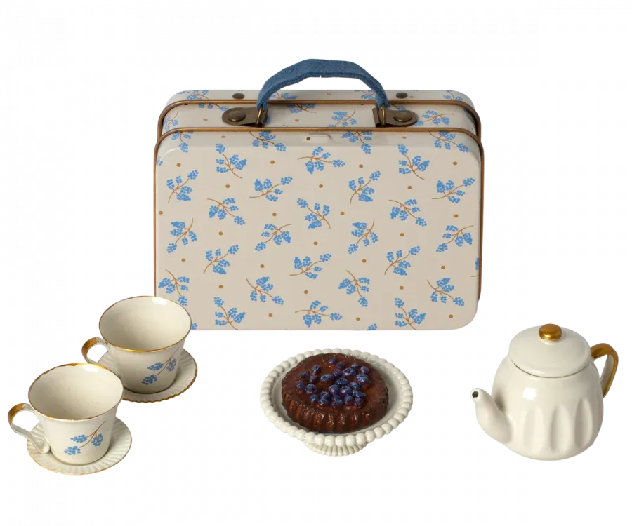 Afternoon Treat, Mouse- Blue Madelaine