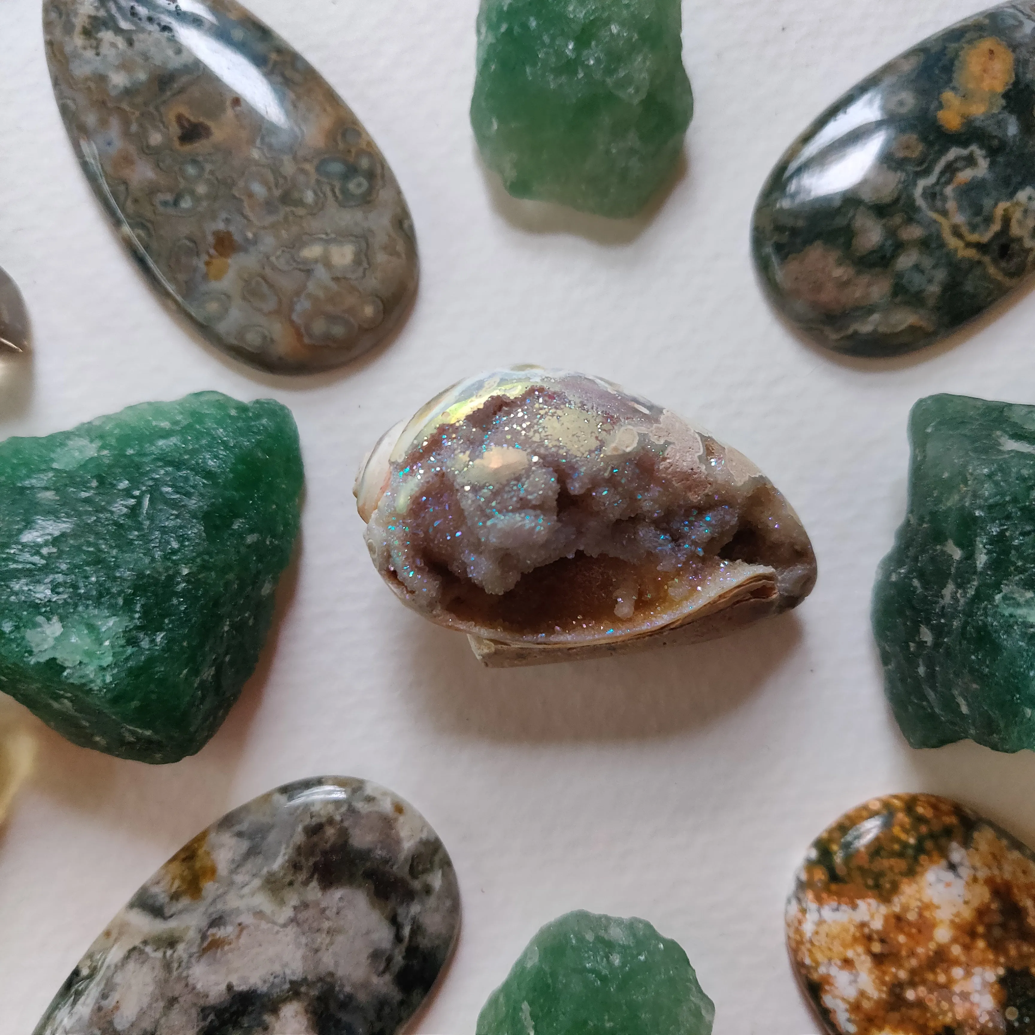 Aura Druzy Shell (#14)