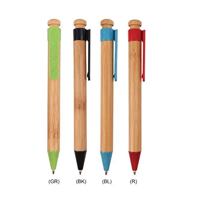 Bamboo Pen with Plastic Tip