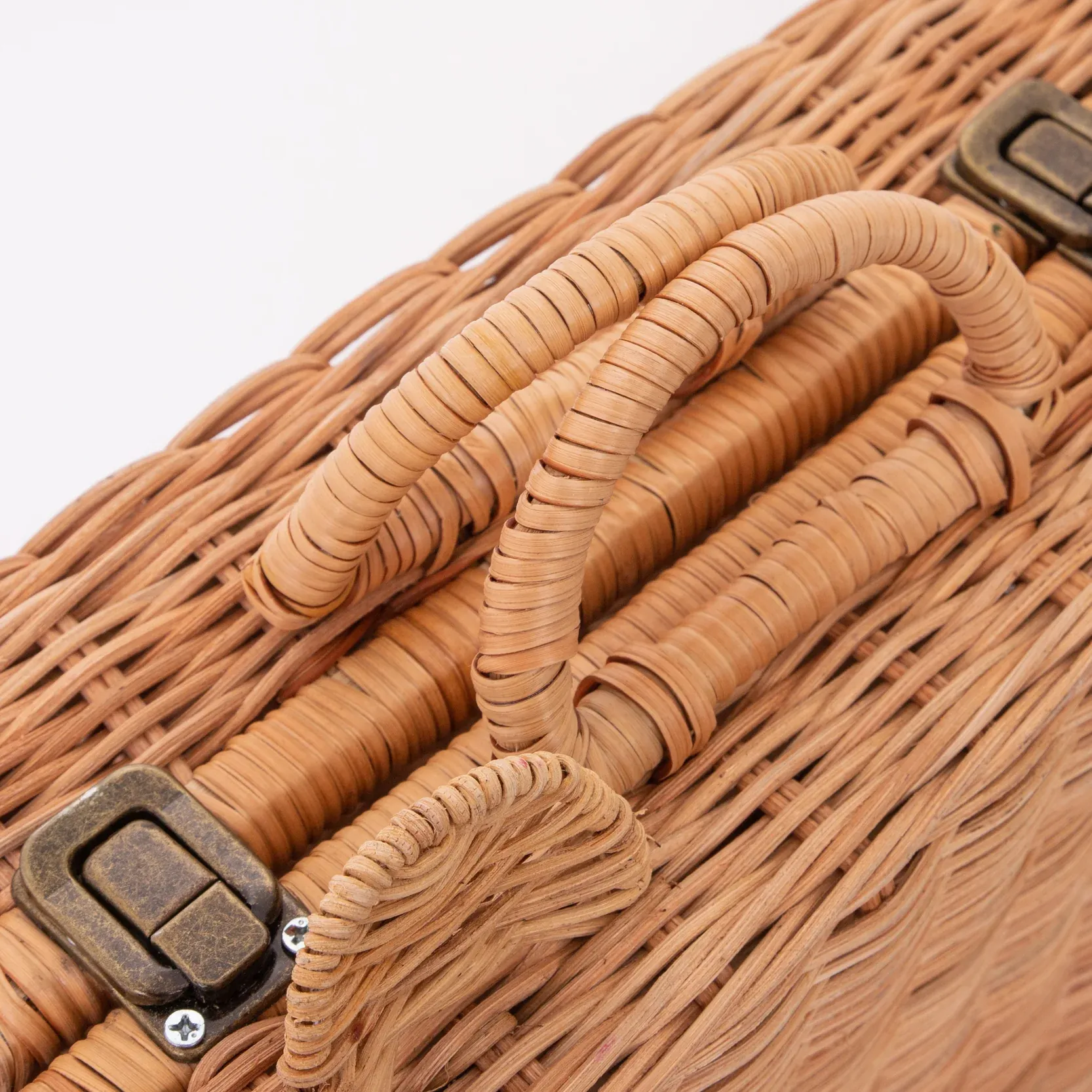 Bear Rattan Suitcase