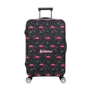 Black Flamingo Prints | Standard Design | Luggage Suitcase Protective Cover