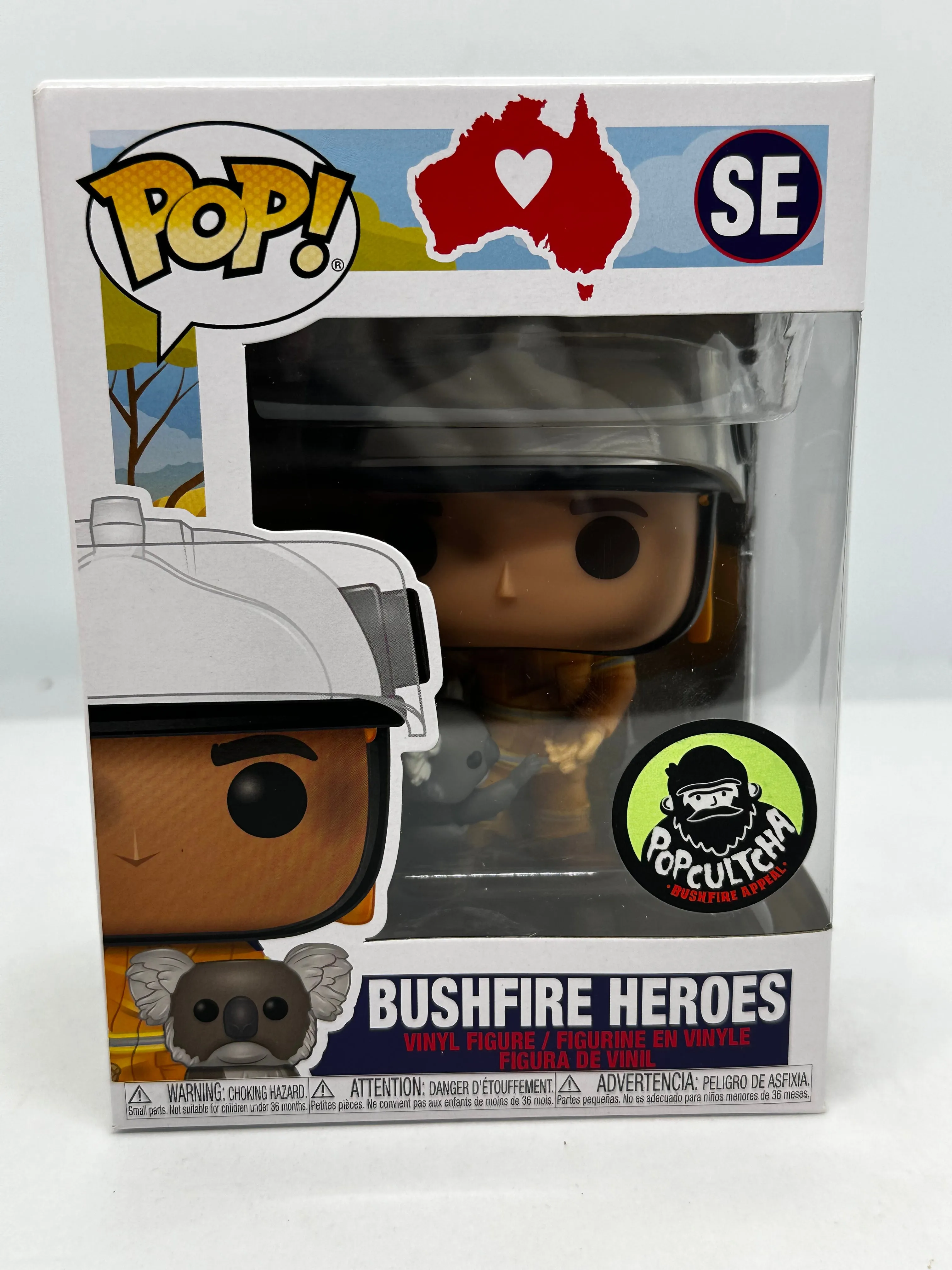 Bushfire Heroes - Firefighter with Koala Pop! Vinyl