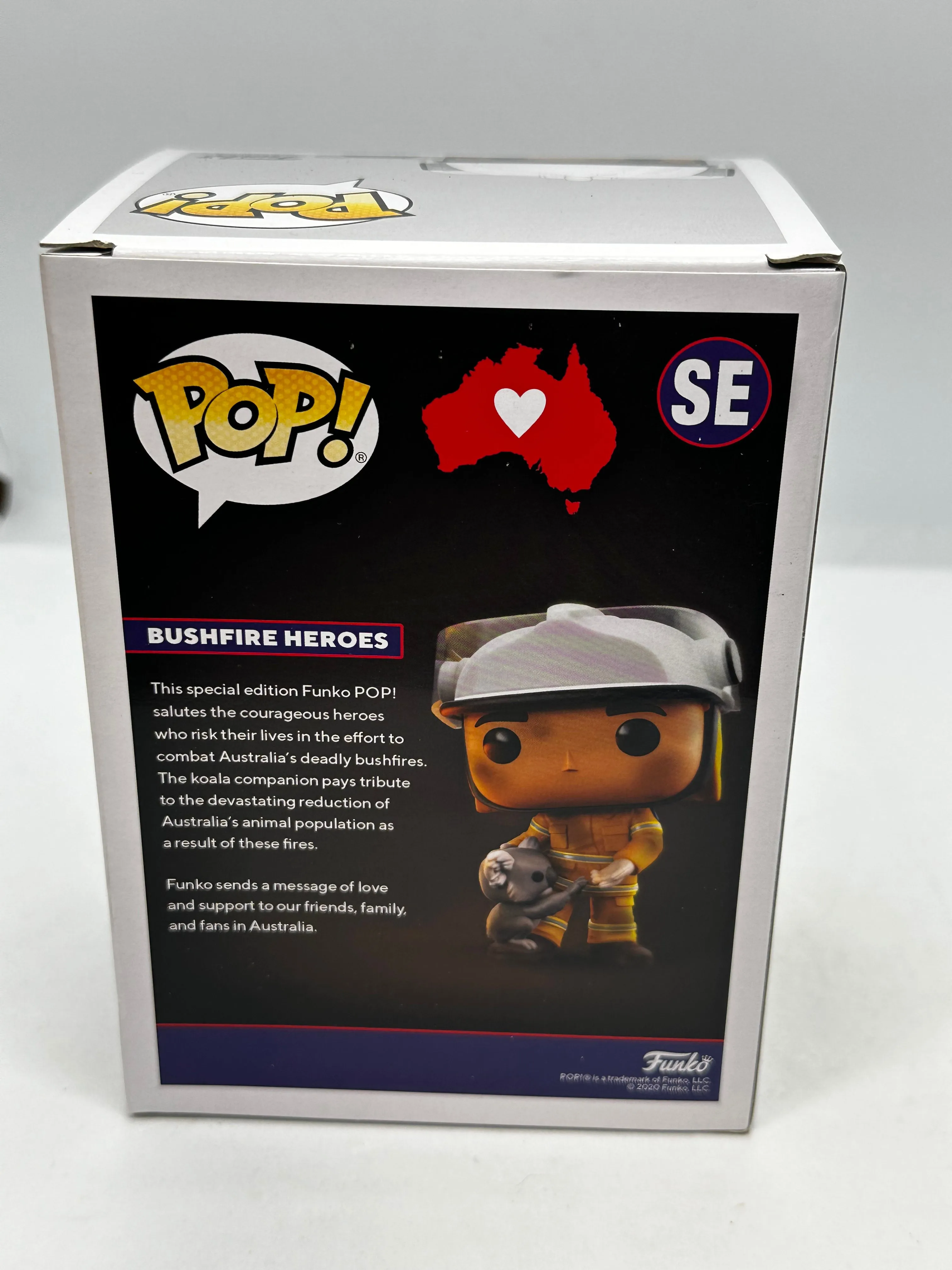 Bushfire Heroes - Firefighter with Koala Pop! Vinyl
