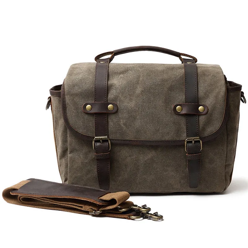 Camera Shoulder Bag Waterproof Canvas Bag
