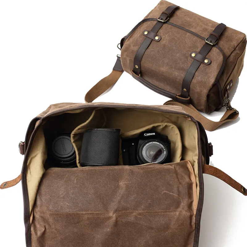 Camera Shoulder Bag Waterproof Canvas Bag