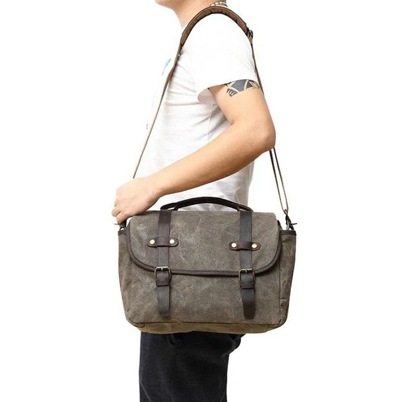 Camera Shoulder Bag Waterproof Canvas Bag