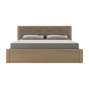 Circa King Bed With Fabric Headboard