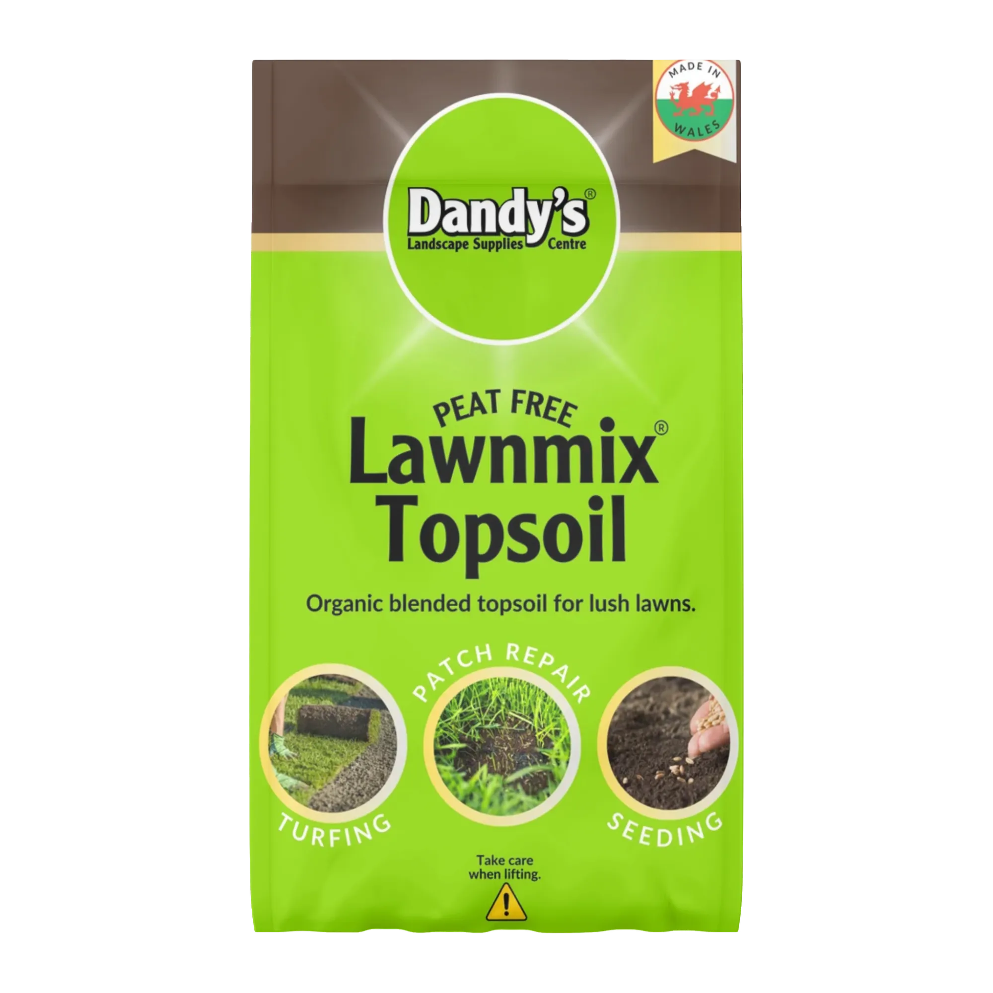 Click and Collect Lawnmix Welsh Topsoil Handy Bags