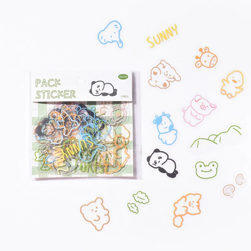 Cute DIY Scrapbooking Pack Stickers