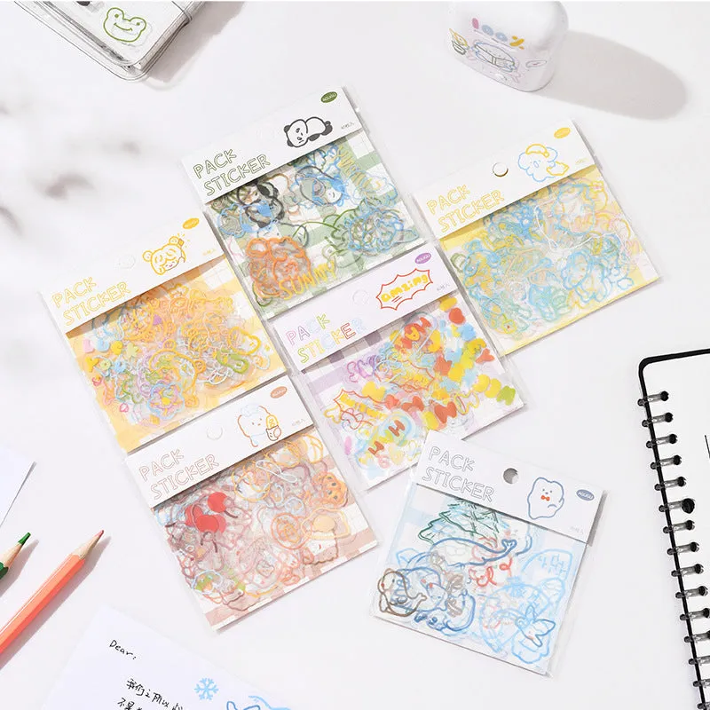 Cute DIY Scrapbooking Pack Stickers