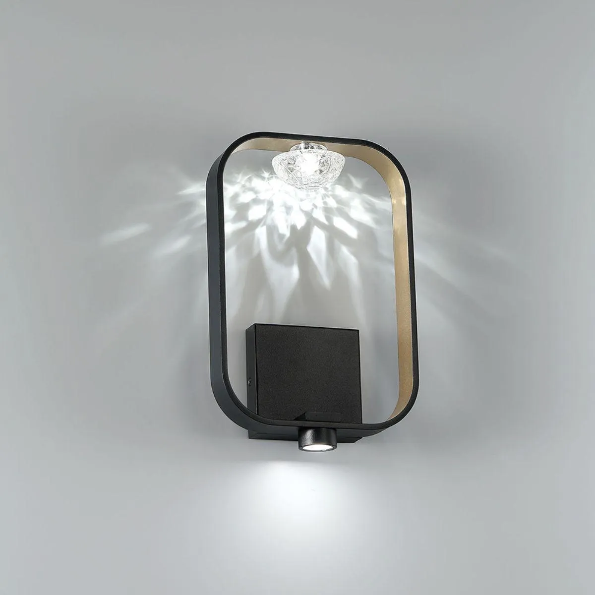 Dagmar 14 in. LED Armed Sconce Black finish