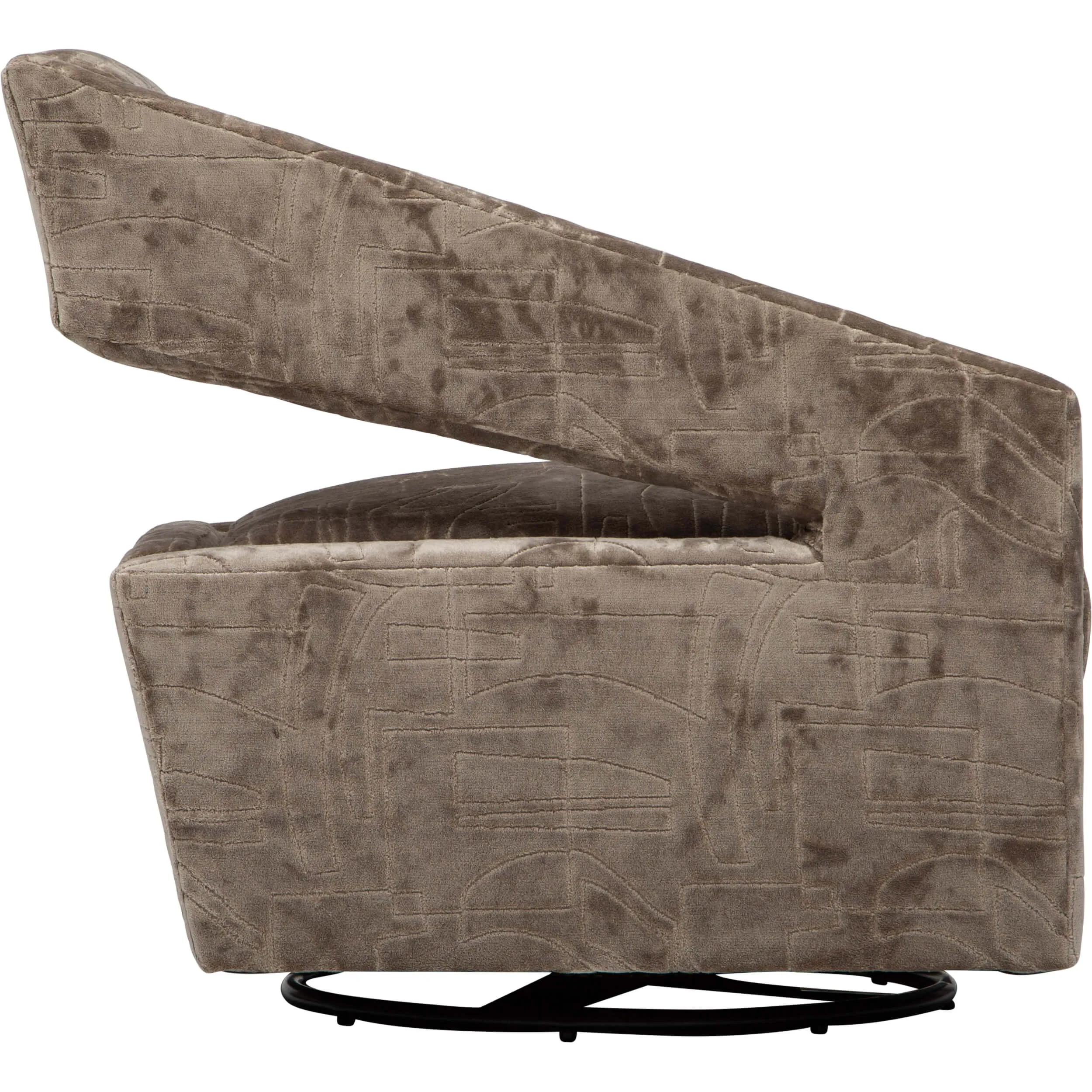 Decker Swivel Chair, Atlanta Haze