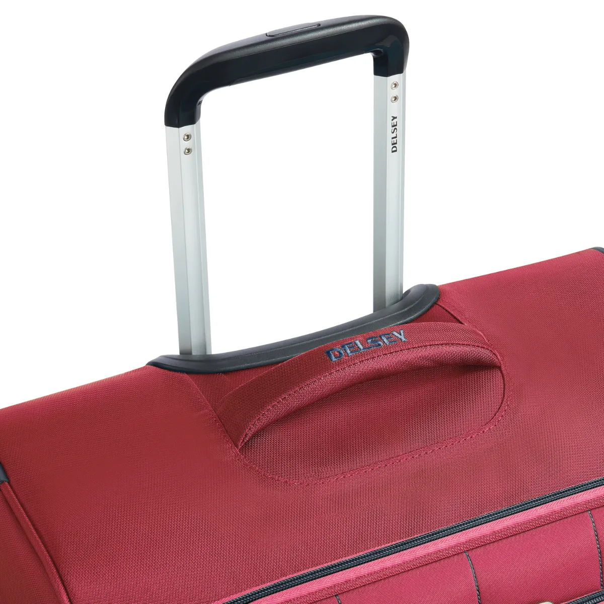 Delsey Paris Cuzco 4W Red Soft Suitcase- set of 3