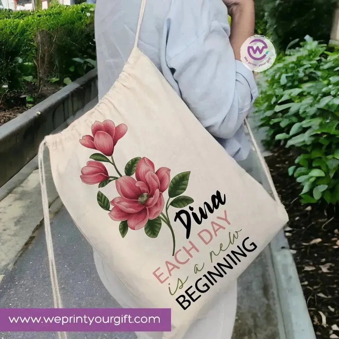 Drawstring Bag - Names-A