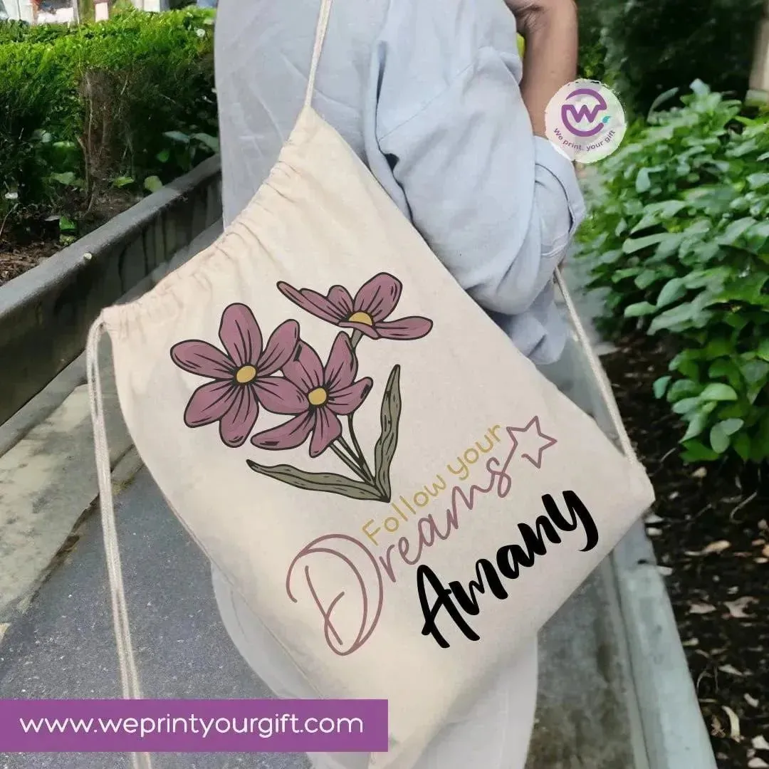 Drawstring Bag - Names-A