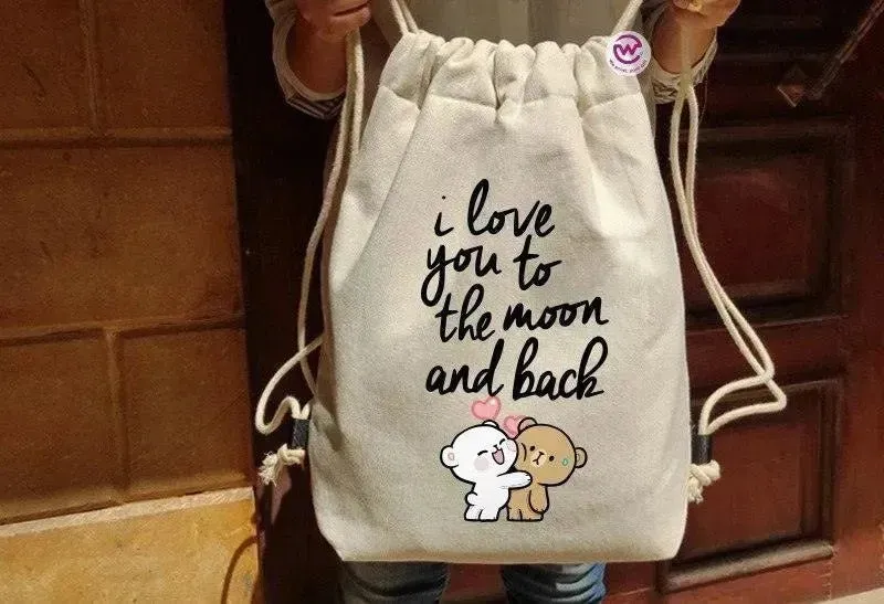 Drawstring Bag - Panda