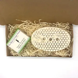 Eco-friendly soap and soapdish set