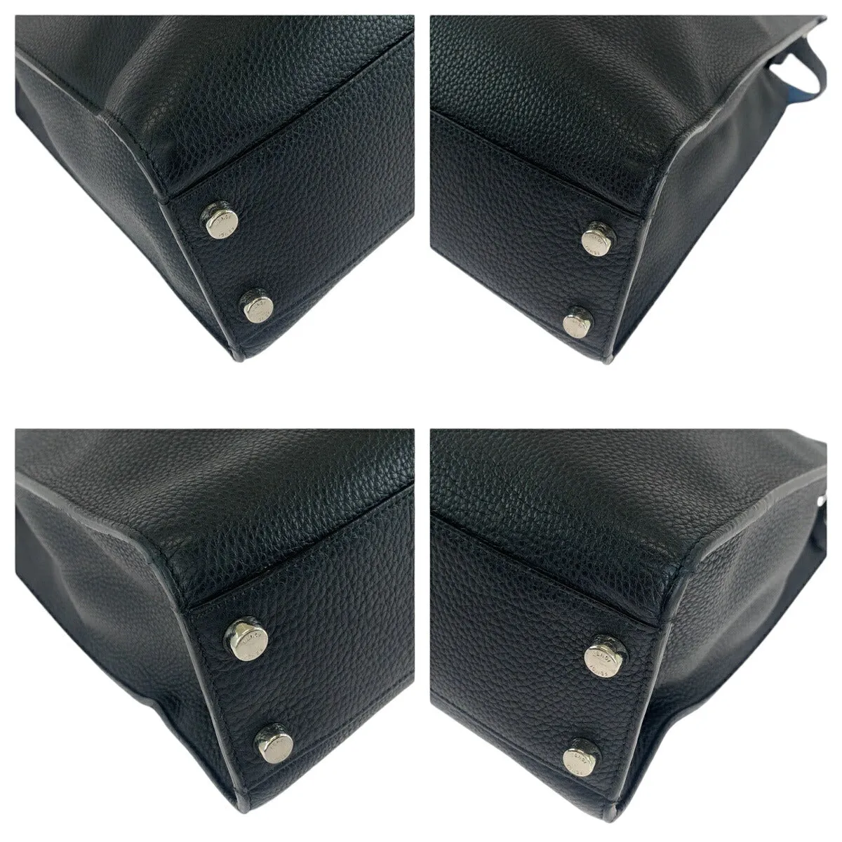 Fendi Peekaboo X-Lite Leather Briefcase