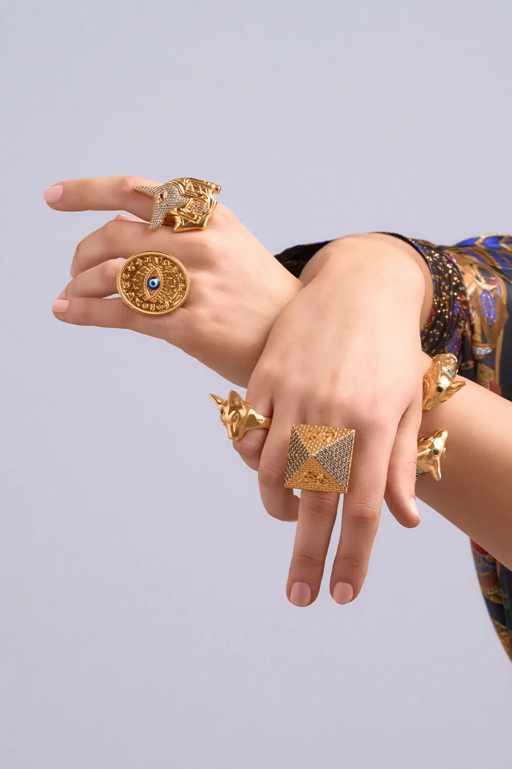 GLOBAL NOMAD BASTET RING GOLD