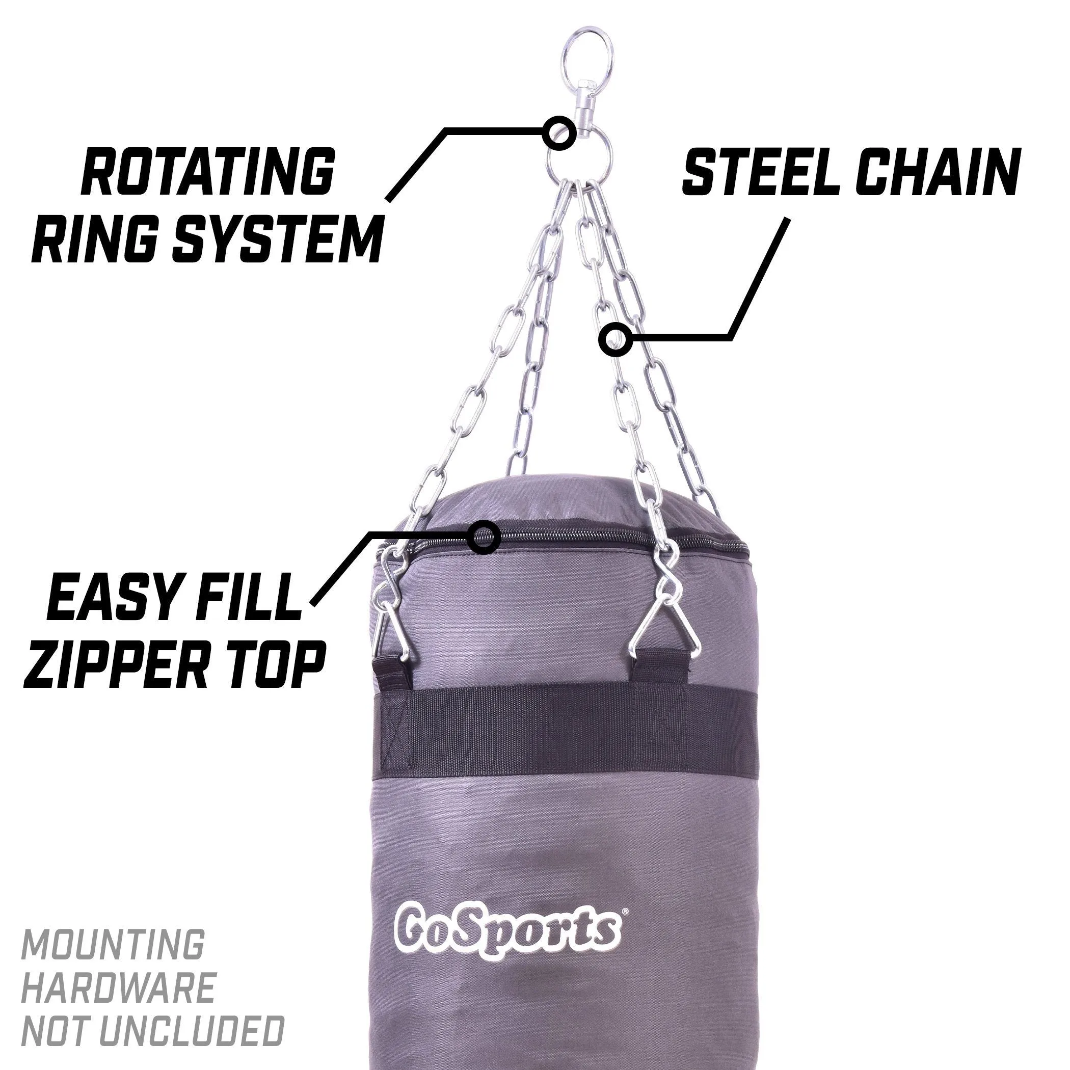 GoSports Fillable Punching Bag Training Aid