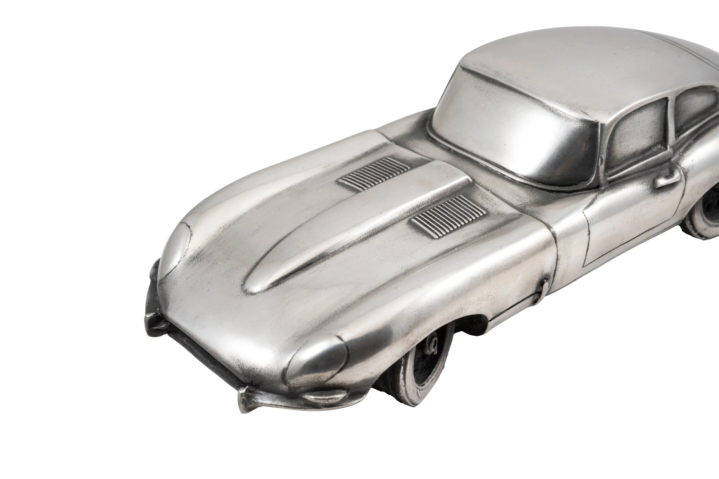 Jaguar XKE Pewter Sculpture