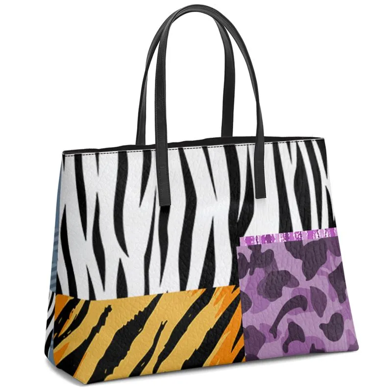JUNGLE AMBITIOUS HANDMADE KIKA TOTE CDO