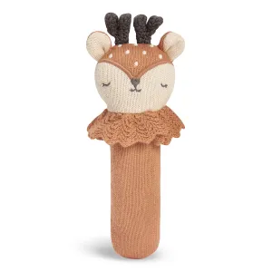Knit Stick Rattle - Dainty Deer