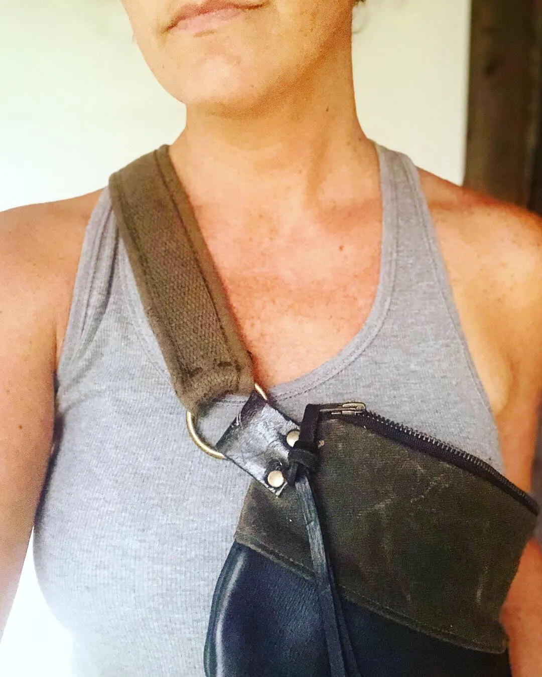 Leather Birdie Hip Bag