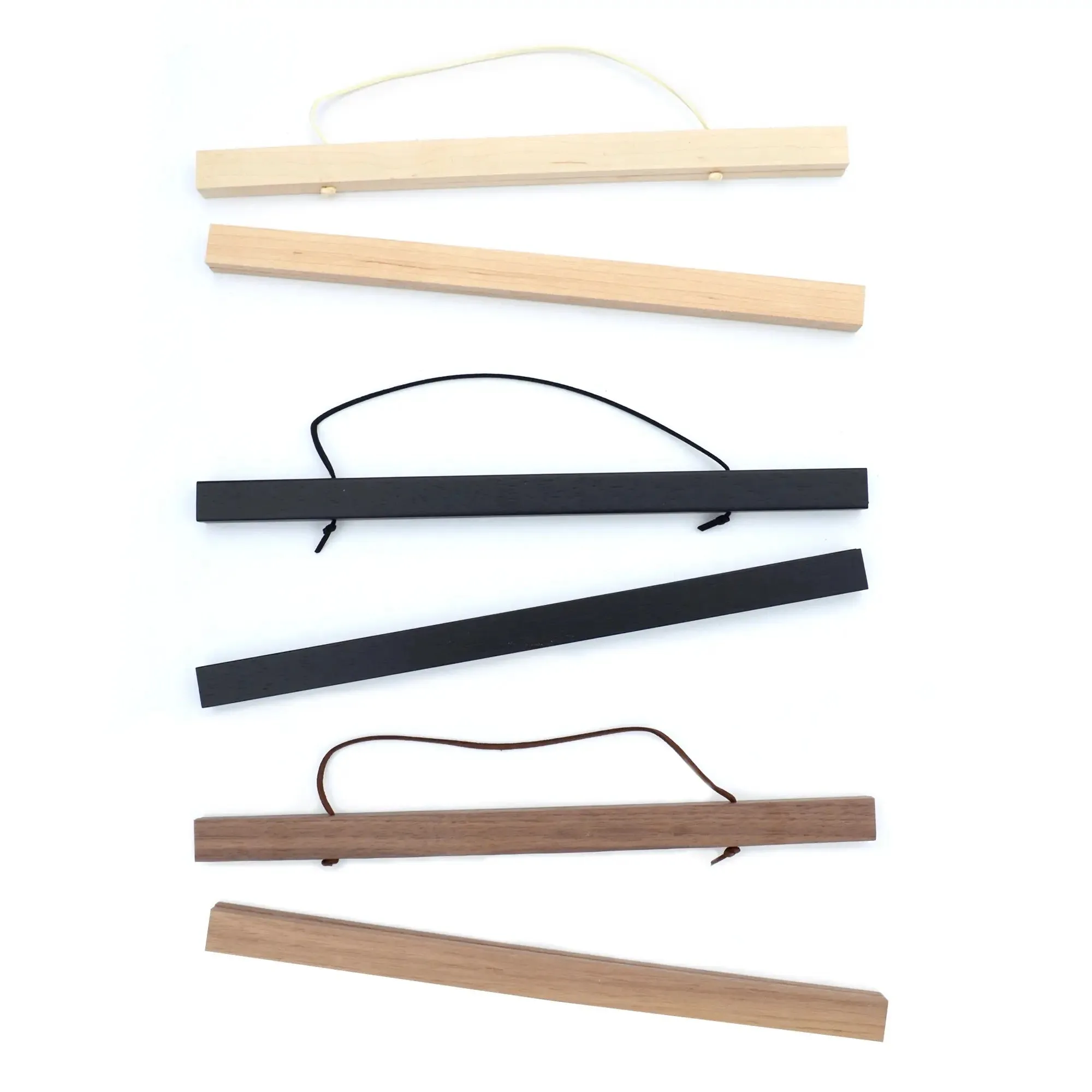 Magnetic Wood Hanging Poster Frame {Multiple Sizes & Colors}
