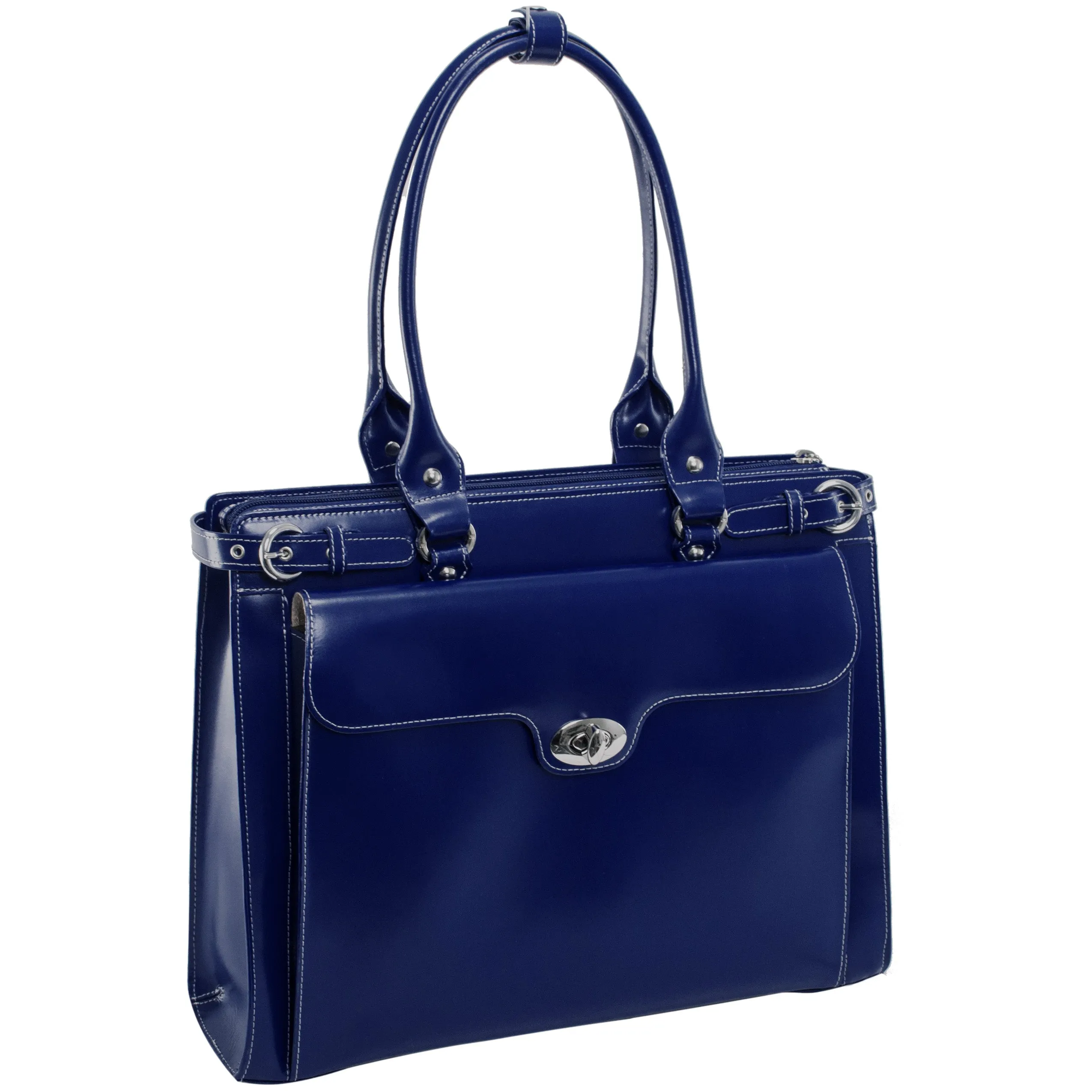 McKlein WINNETKA 15" Leather Laptop Briefcase