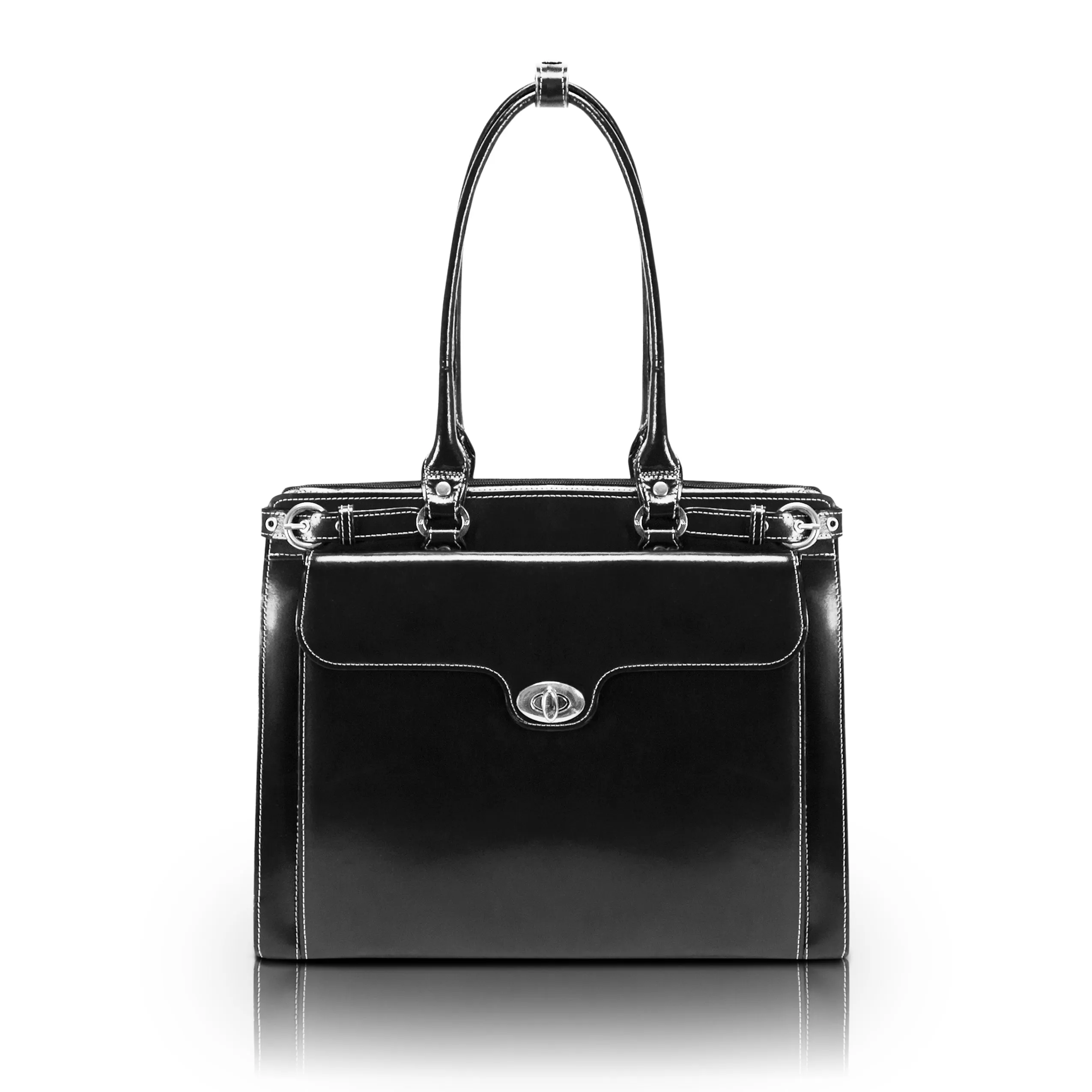 McKlein WINNETKA 15" Leather Laptop Briefcase