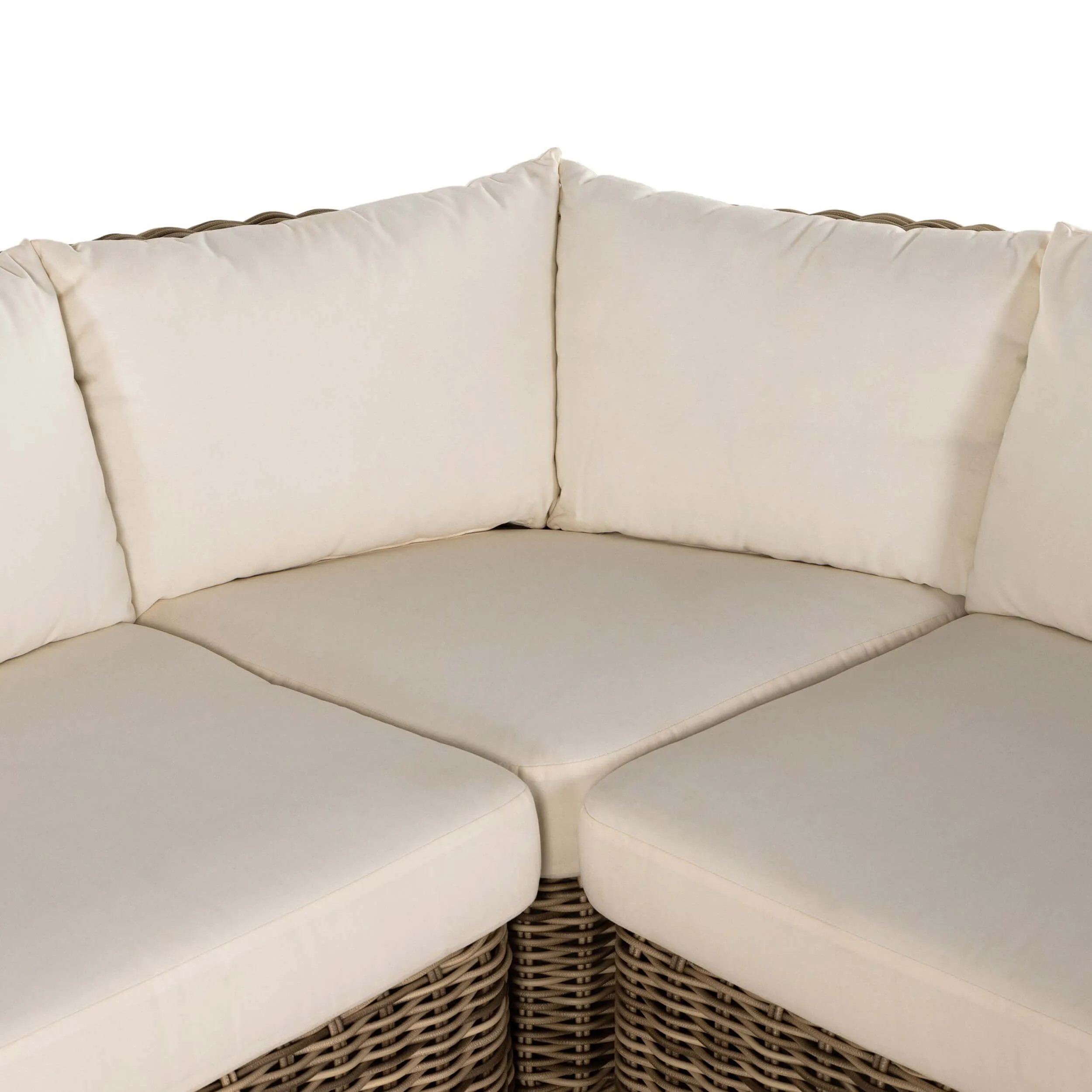 Messina Outdoor 3-Piece Sectional, Sand
