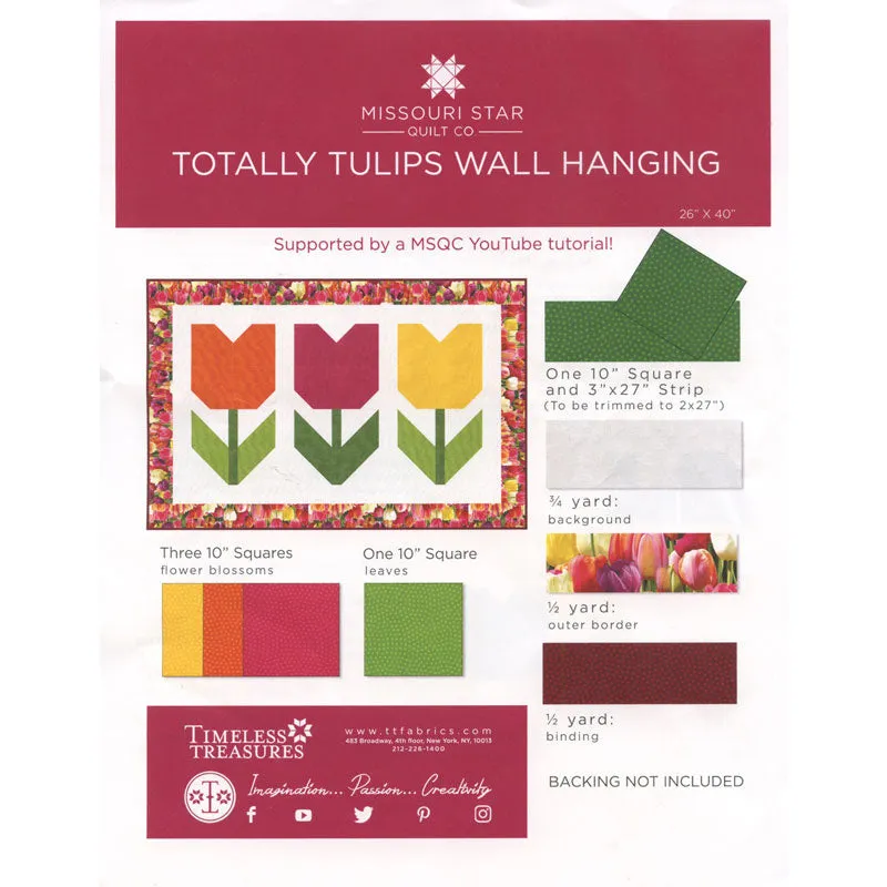 Missouri Star Totally Tulips Wall Hanging Kit