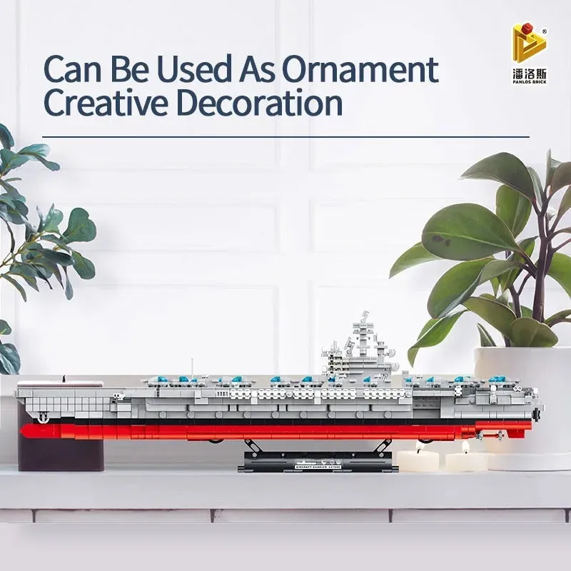 MOC Military Nimitz-Class Aircraft Carrier Warship Bricks Toy