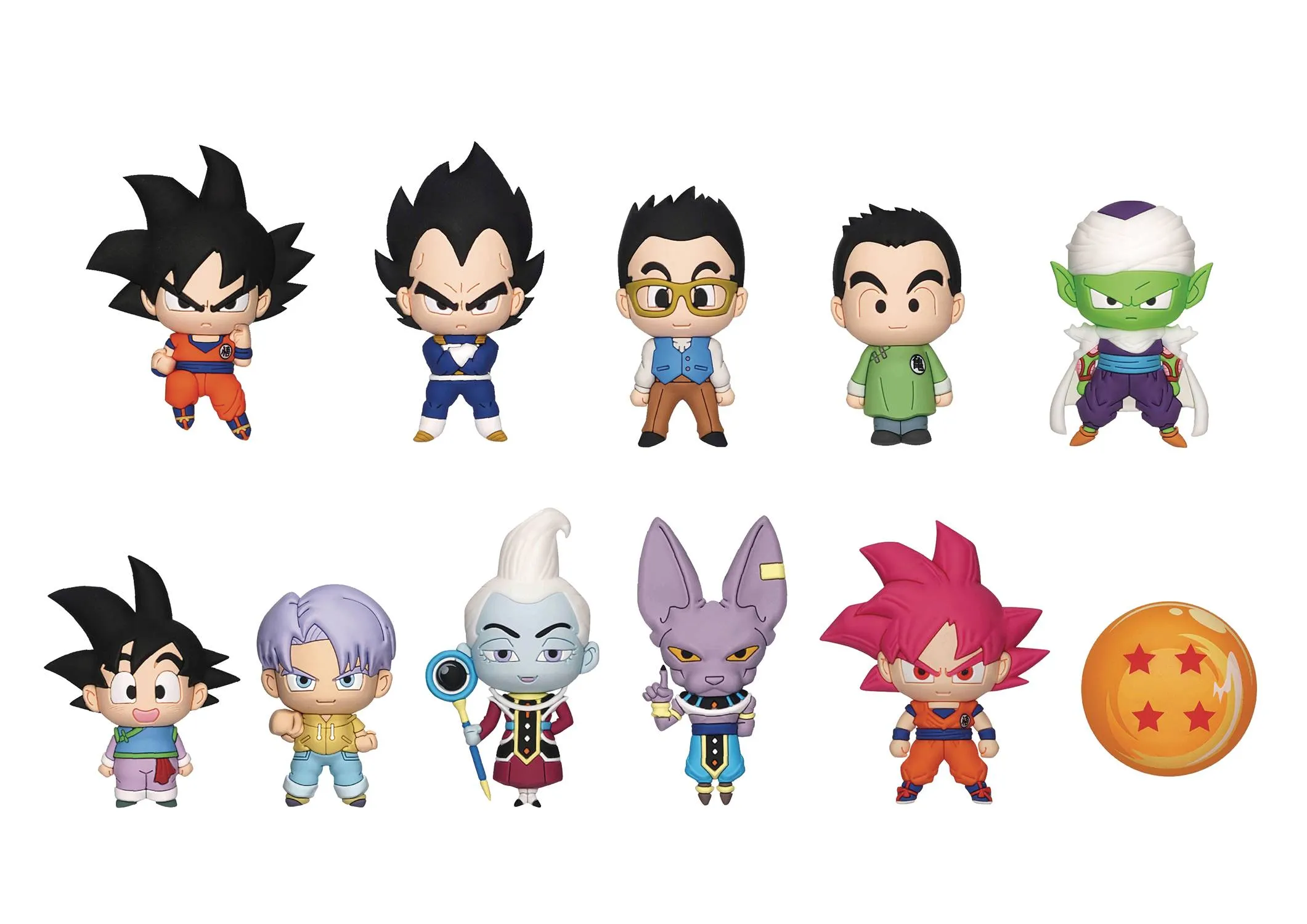 MONOGRAM DRAGON BALL SUPER SERIES 1 3D FOAM BAG CLIP BMB