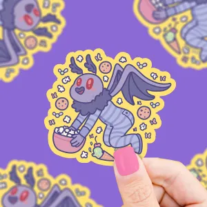Mothman Sleepover Vinyl Sticker