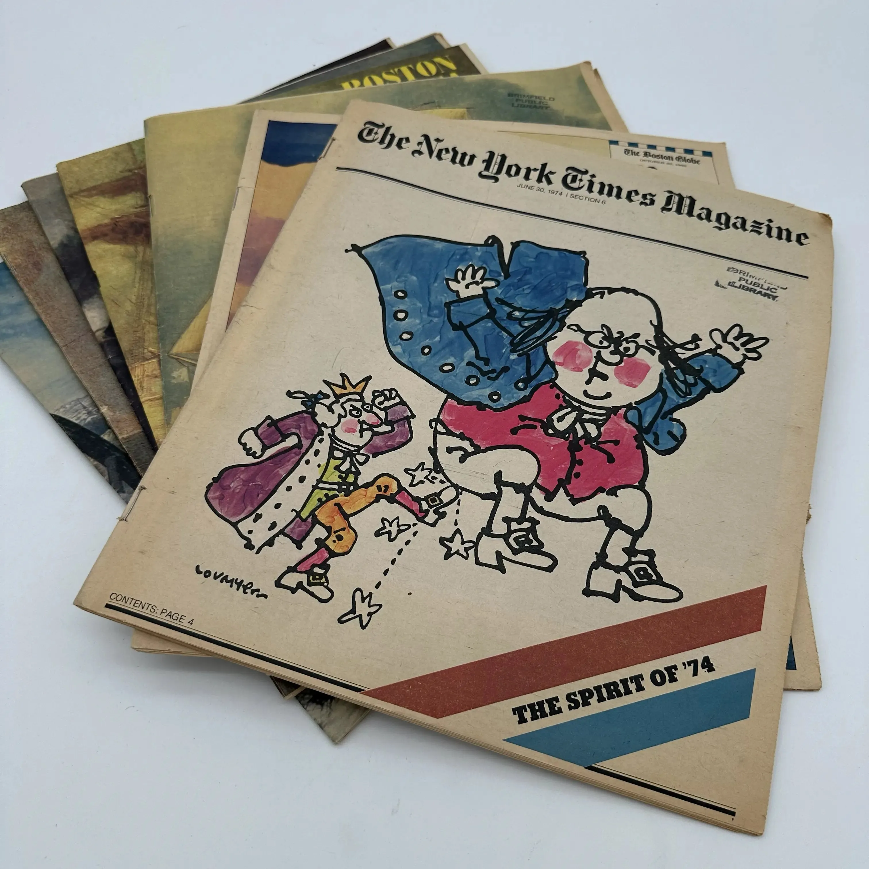 Newspaper supplements - Bicentennial and other historic events