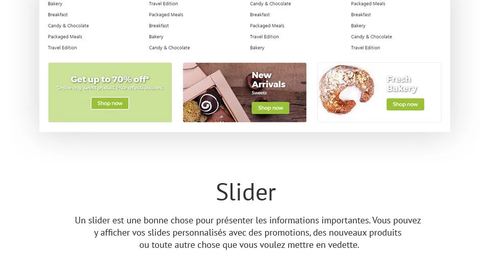 Online Food Basket - Shopify Themes