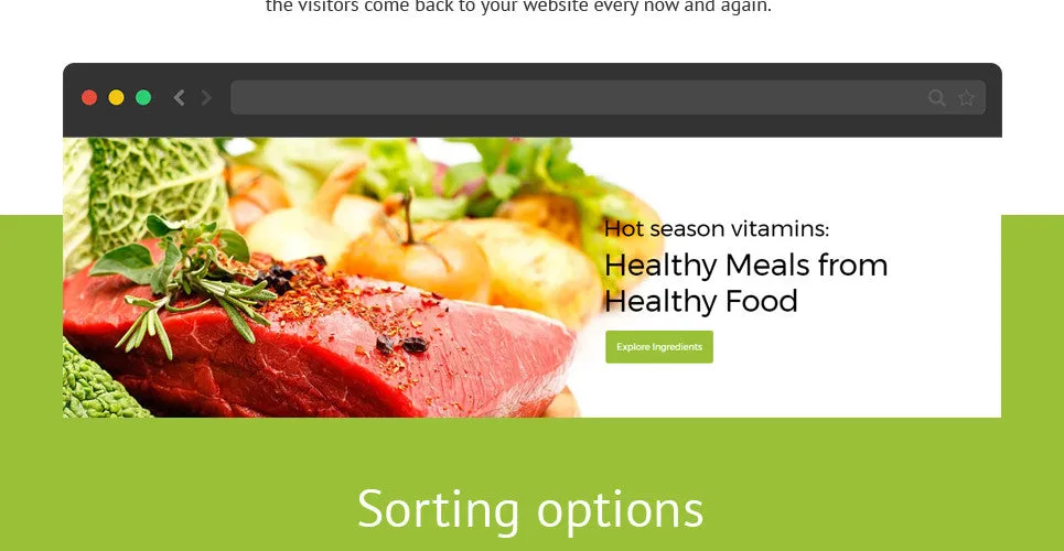 Online Food Basket - Shopify Themes
