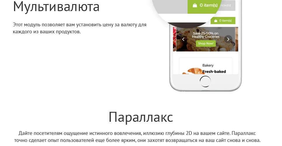 Online Food Basket - Shopify Themes
