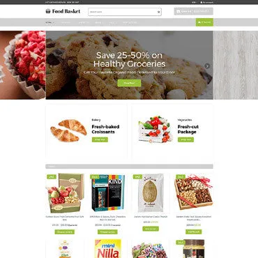 Online Food Basket - Shopify Themes