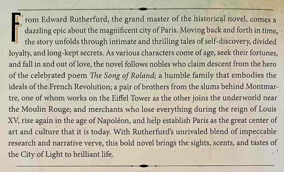 PARIS - Edward Rutherford