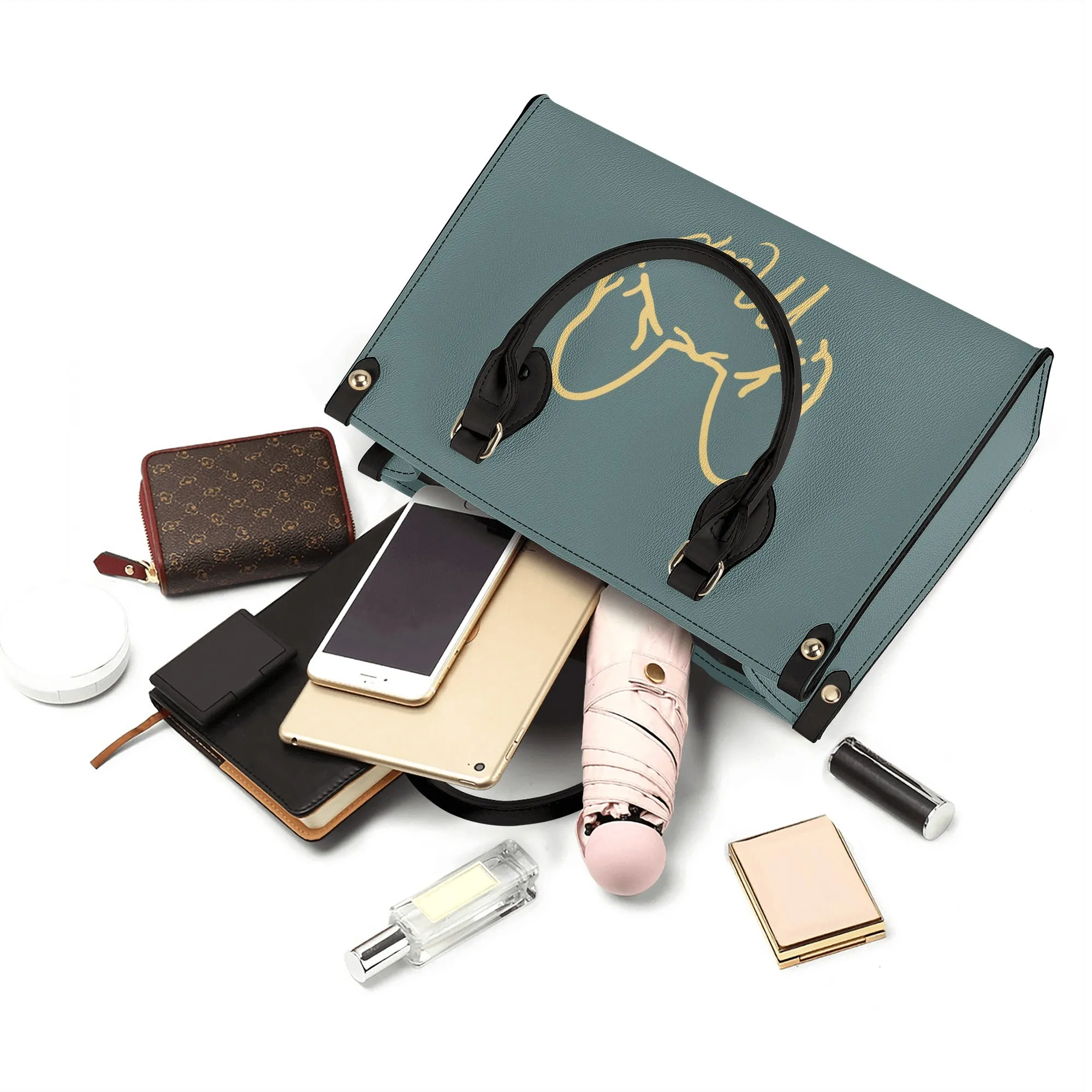 Paw Style - Custom Women Handbag with Frenchie name