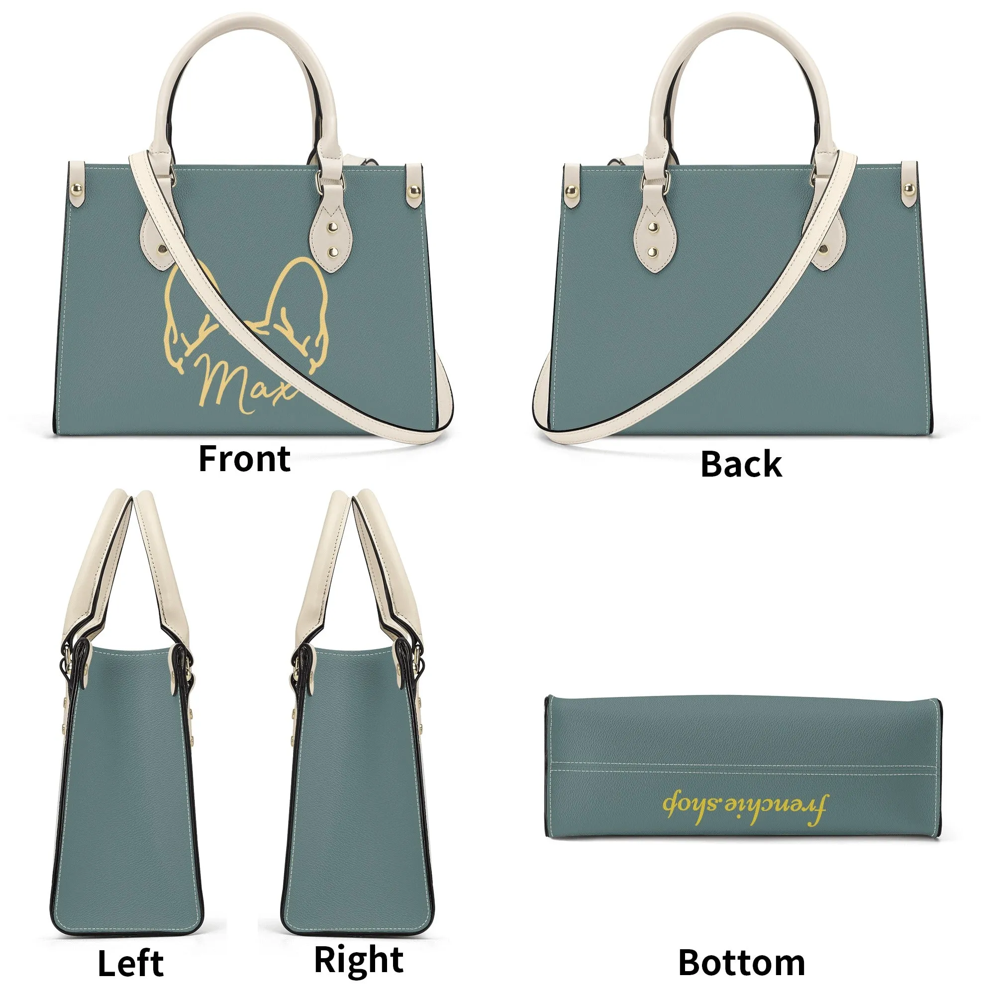 Paw Style - Custom Women Handbag with Frenchie name