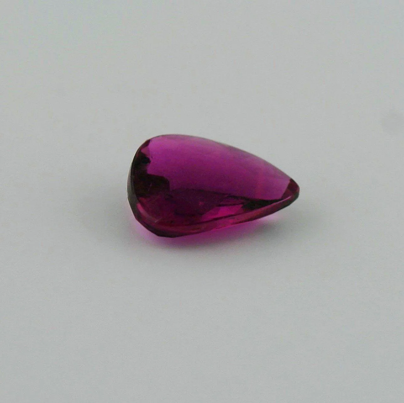 Pear Shape Reddish-Purple Sapphire 1.16-Carat