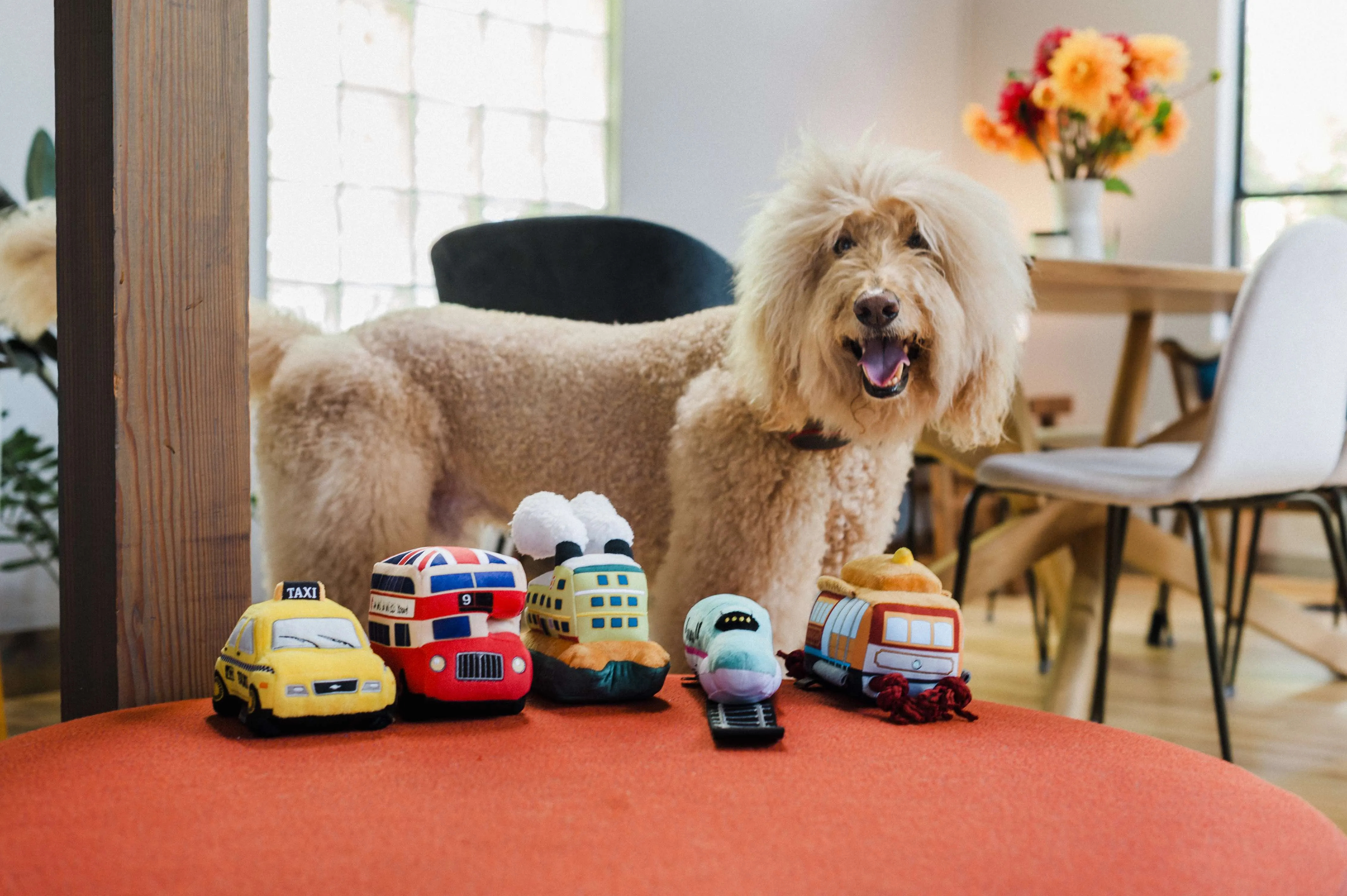 P.L.A.Y. Canine Commute Plush Dog toys: Fetching Ferry