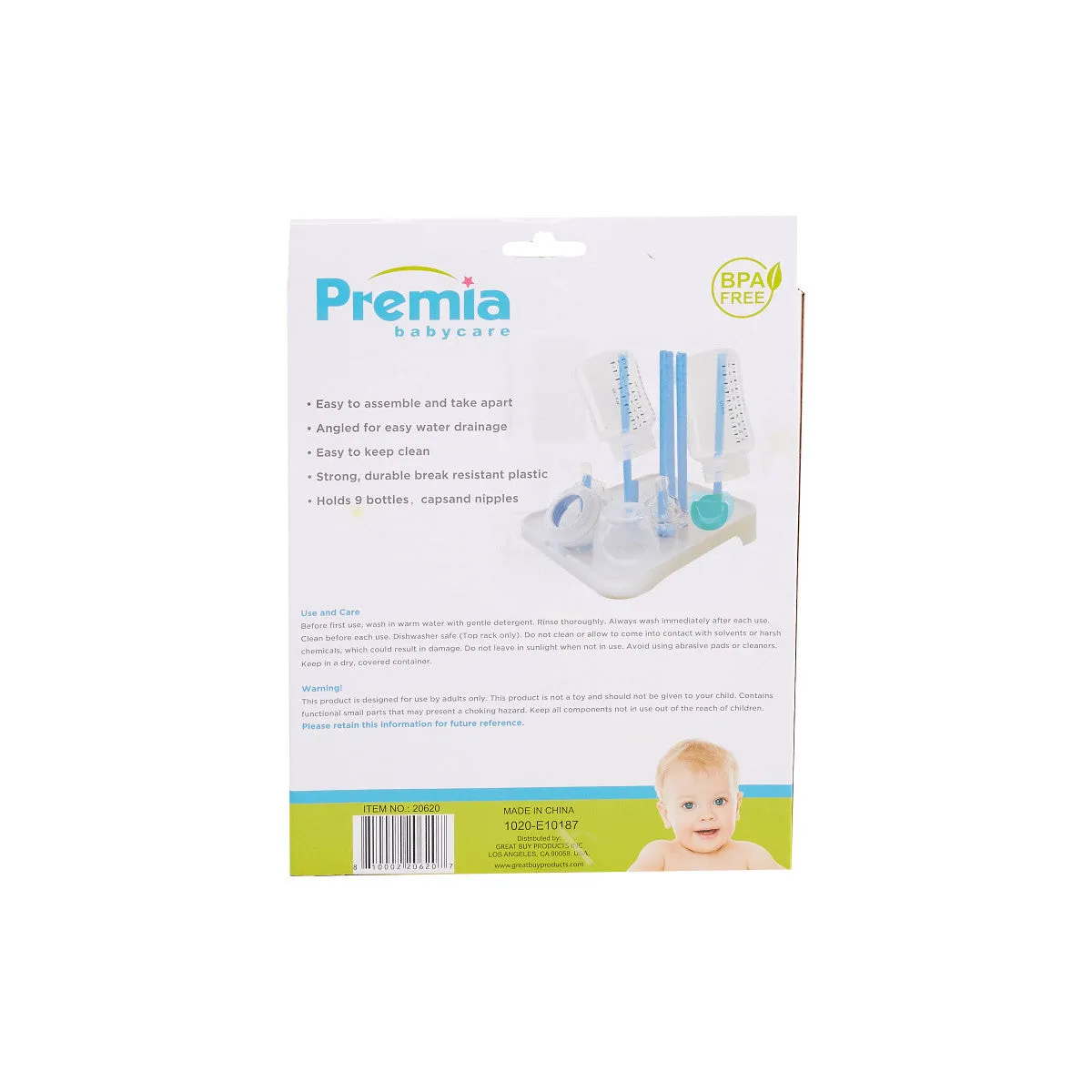 PREMIA BABYCARE BABY BOTTLE DRYING RACK